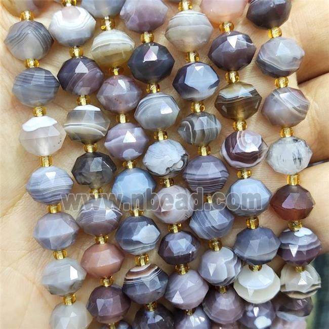 Natural Botswana Agate Beads Rondelle Cutted