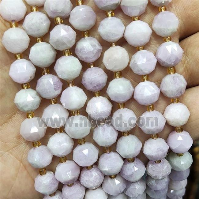 Natural Kunzite Beads Lt.lavender Cut Rondelle