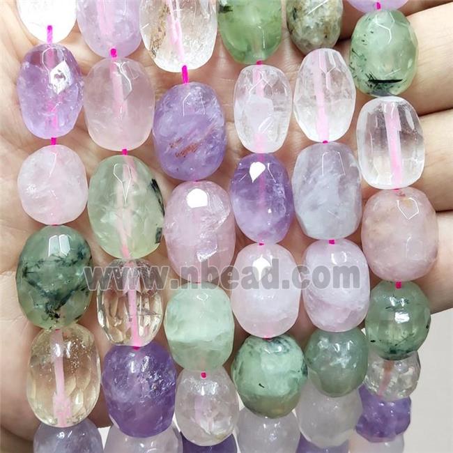 Natural Gemstone Nugget Beads Freeform Faceted Mixed