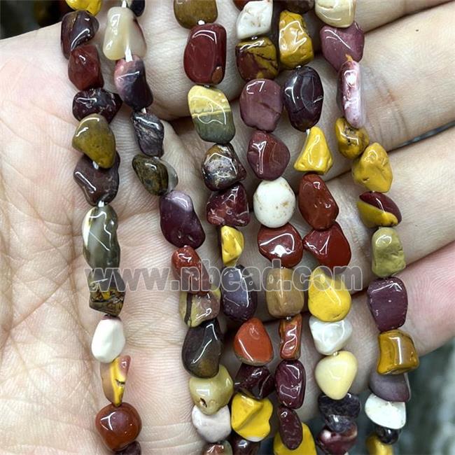 Natural Mookaite Chips Beads Freeform