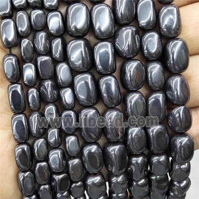 Black Iron Hematite Chips Beads Freeform