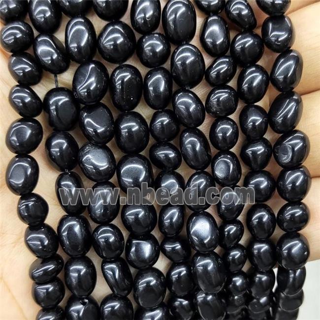 Natural Black Obsidian Chips Beads Freeform