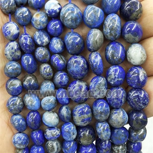 Natural Lapis Lazuli Chips Beads Blue Freeform Polished