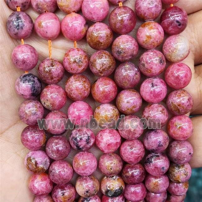 Natural Brazilian Rhodochrosite Beads Pink A-Grade