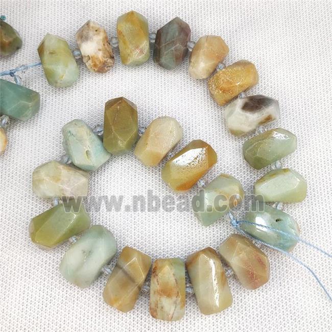 Natural Chinese Amazonite Nugget Beads Freform