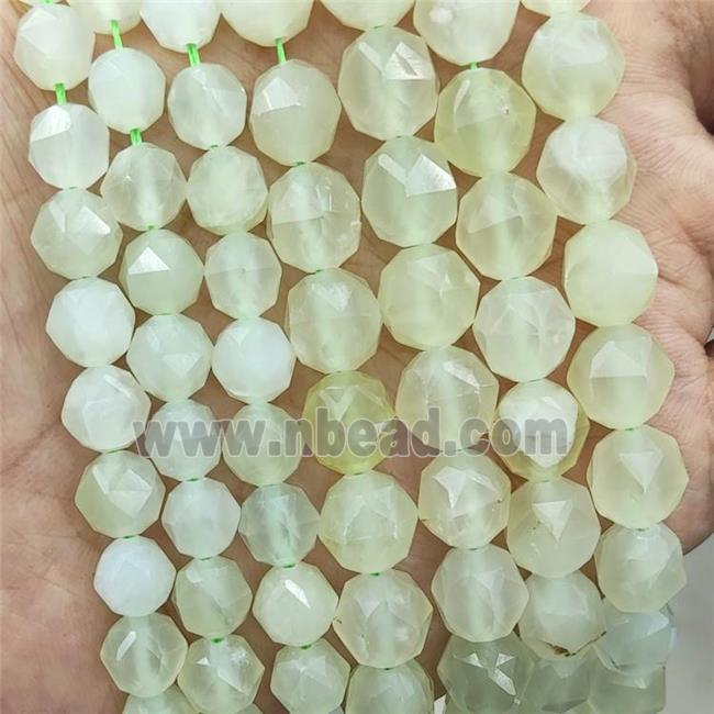 Natural Mountain Jade Beads Olive Cut Round