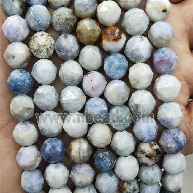 Natural Sodalite Beads Blue Purple Cut Round