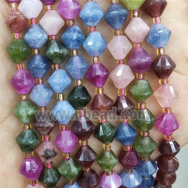 Mix Color Jade Bicone Beads Dye