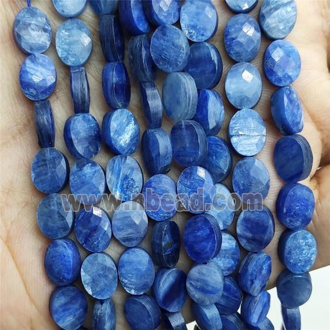 Natural Kyanite Beads Faceted Oval