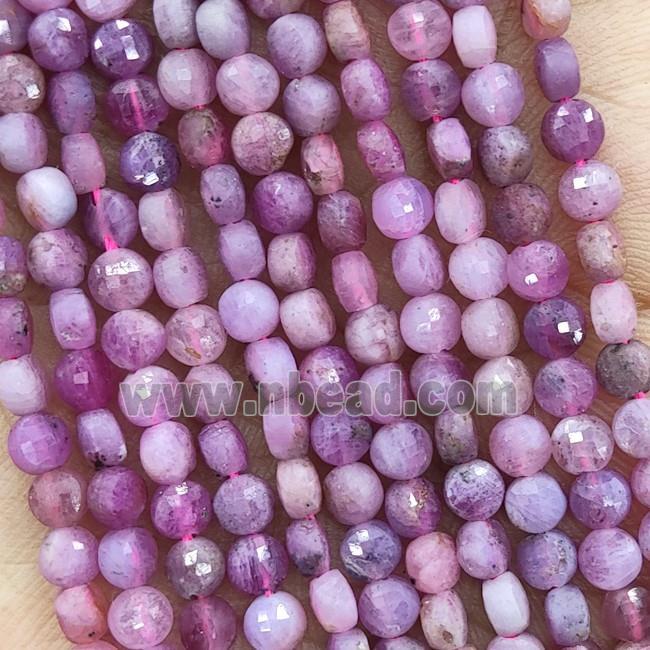 Natural Ruby Beads Faceted Coin A-Grade