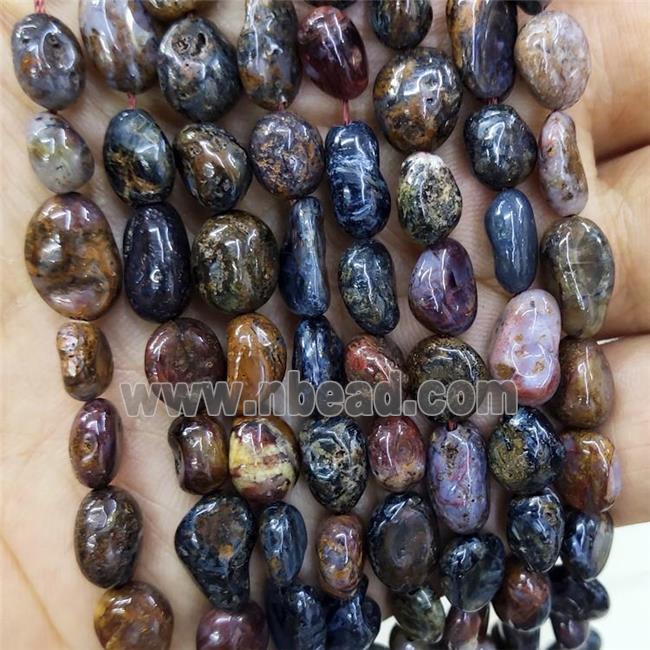 Natural Pietersite Jasper Chips Beads Multicolor Freeform