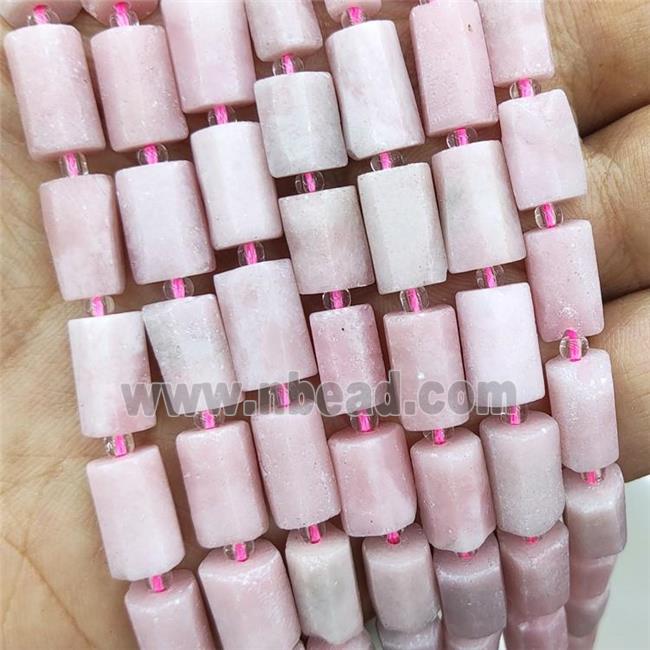 Natural Chinese Pink Opal Beads Tube