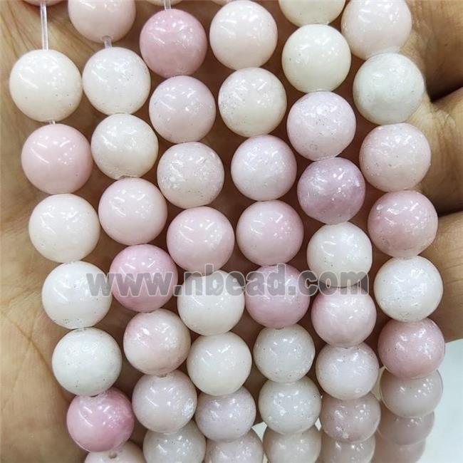 Pink Opal Beads B-Grade Smooth Round