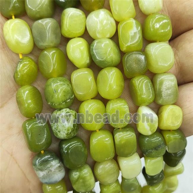 Natural Lemon Jade Beads Chips Freeform
