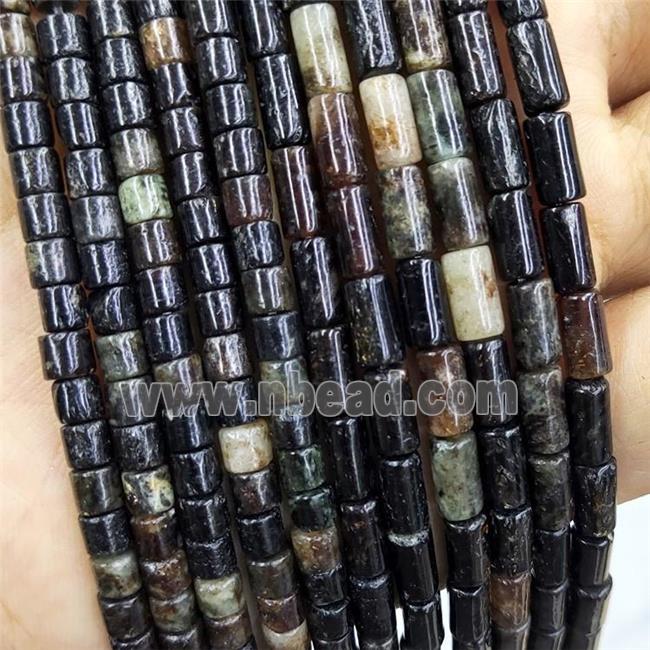 Black Biotite Beads Tube