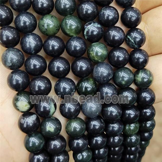 Natural Candaian Chrysoprase Beads C-Grade Smooth Round