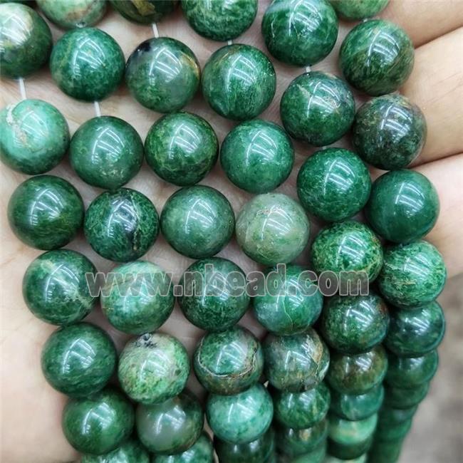 African Chrysoprase Beads Smooth Round