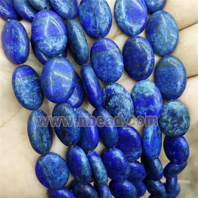 Natural Lapis Lazuli Oval Beads Blue