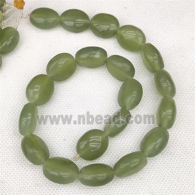 Natural Green Aventurine Beads Oval