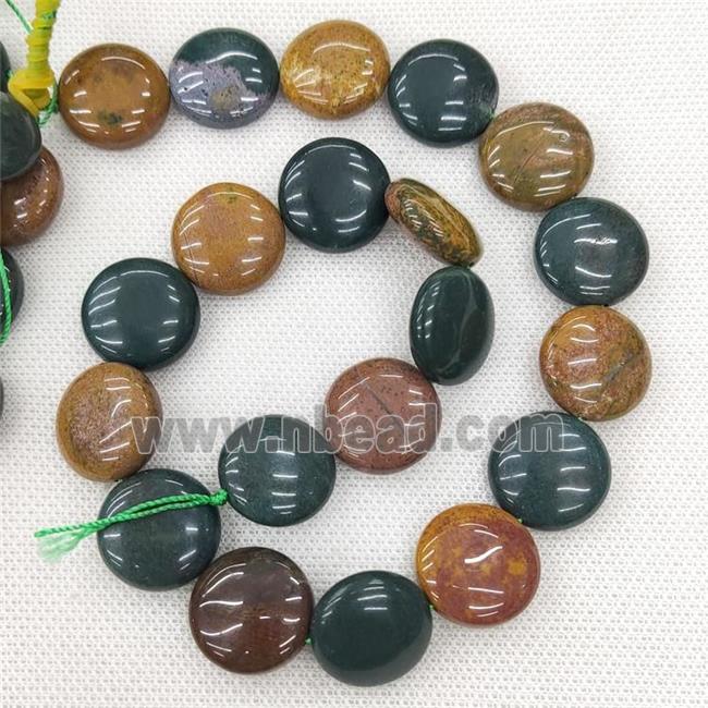 Natural Ocean Agate Circle Beads Multicolor