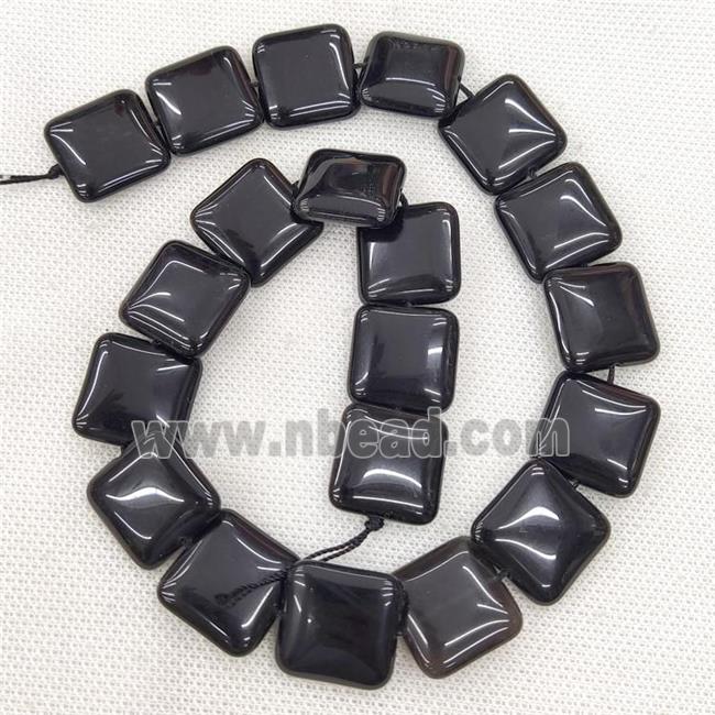 Natural Onyx Beads Black Square