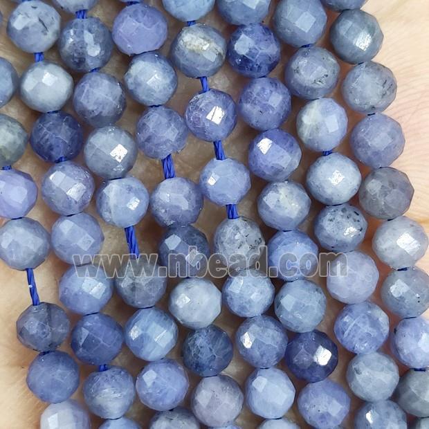 Natural Tanzanite Beads A-Grade Blue Faceted Round