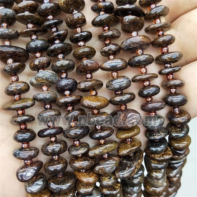 Natural Bronzite Spacer Beads Freeform Chips