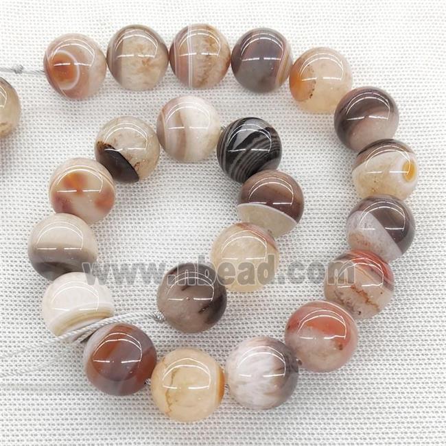 Agate Druzy Beads Red Gray Smooth Round