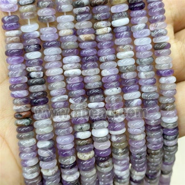 Natural Purple Amethyst Heishi Spacer Beads