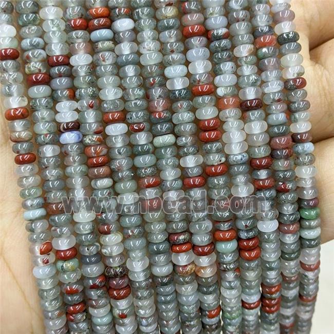 Natural African Bloodstone Beads Smooth Rondelle