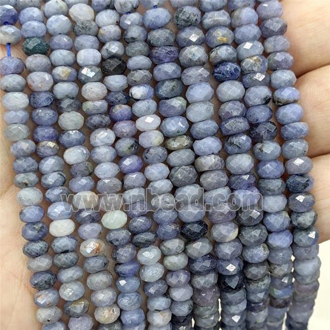 Natural Tanzanite Beads Faceted Rondelle