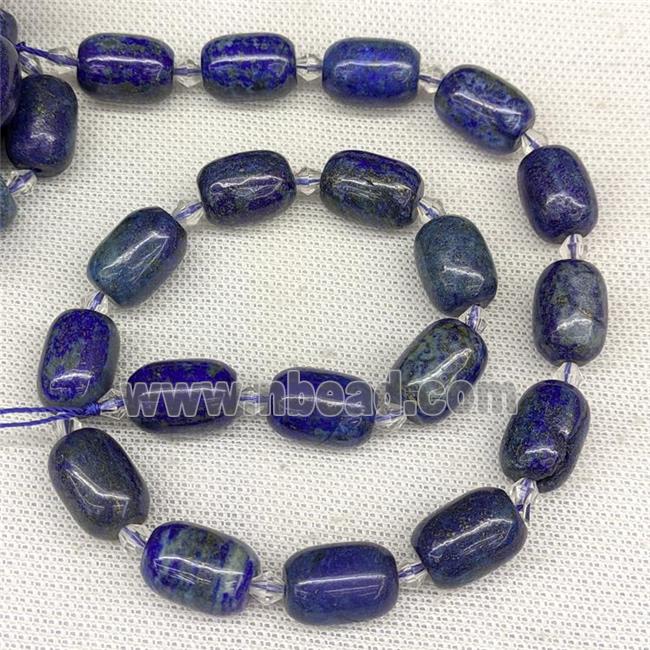 Natural Lapis Lazuli Beads Barrel Blue
