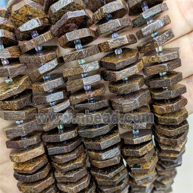 Natural Bronzite Heishi Spacer Beads