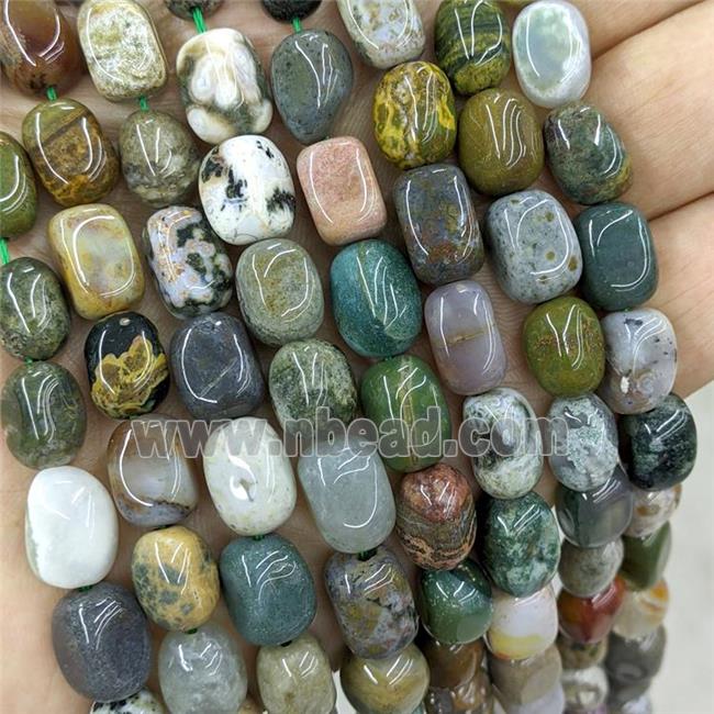 Natural Ocean Agate Chips Beads Freeform Multicolor