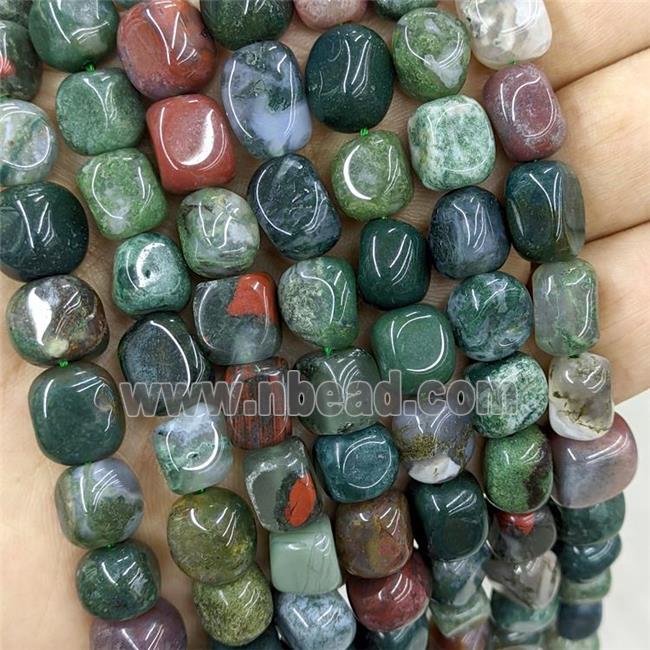 Natural Indian Agate Chips Beads Freeform Multicolor