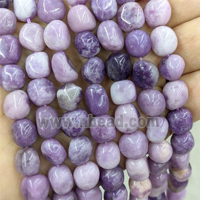 Natural Lilac Jasper Chips Beads Freeform