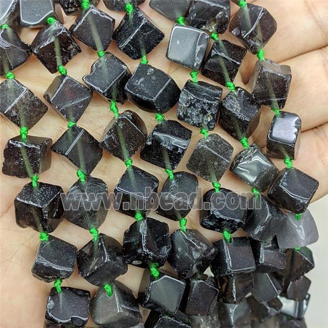 Green Fluorite Cube Beads Corner-Drilled