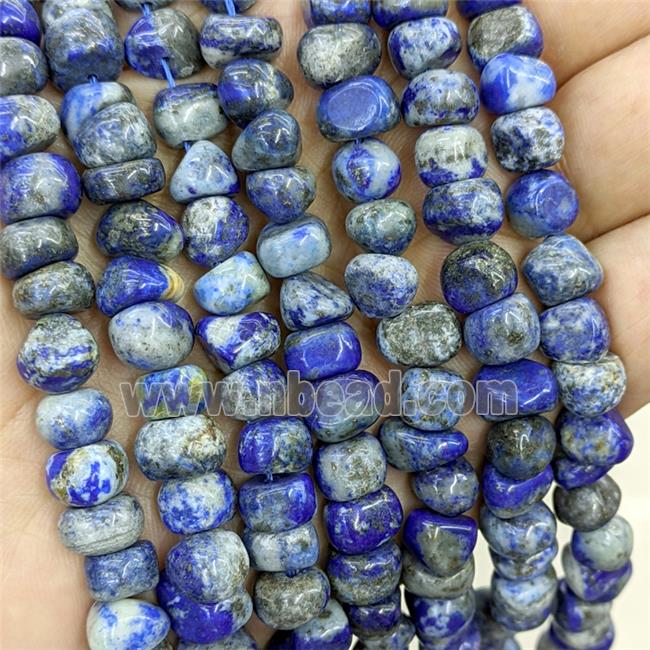 Natural Blue Lapis Lazuli Beads Chips Freeform