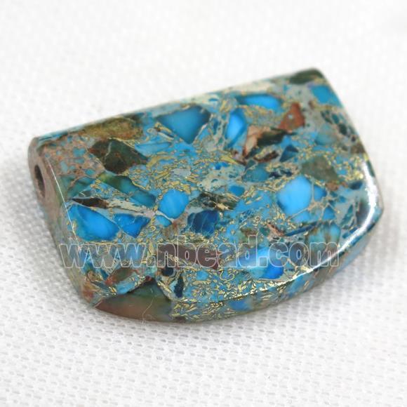 blue Imperial Jasper pendant
