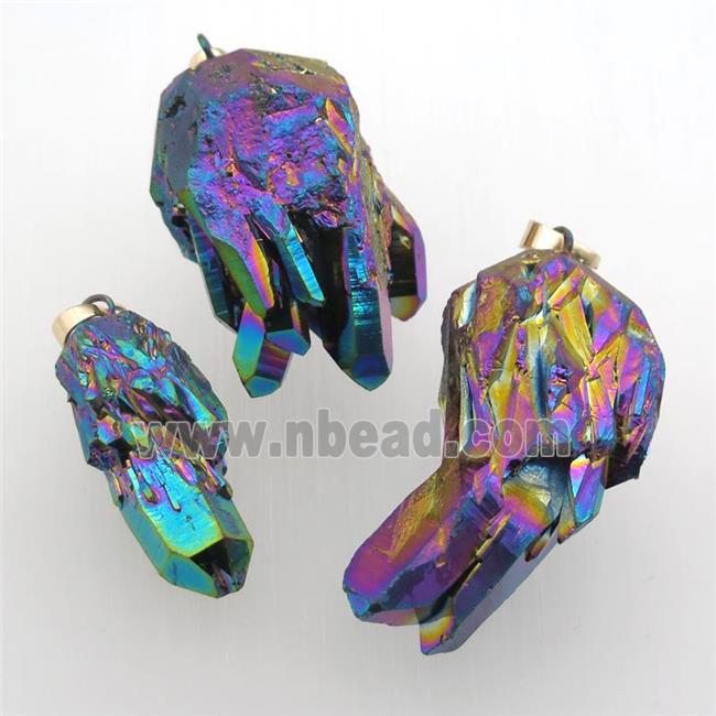 rainbow Crystal Quartz pendants