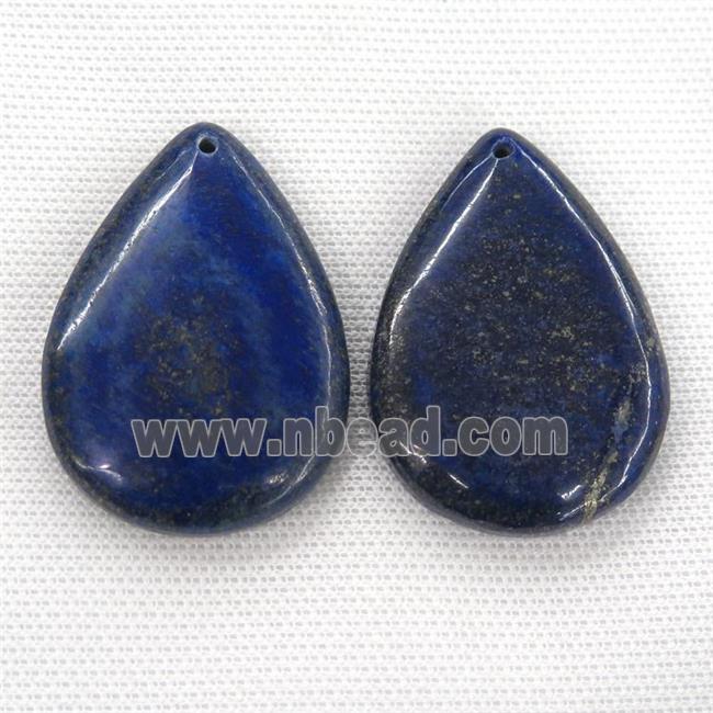 blue Lapis teardrop pendants