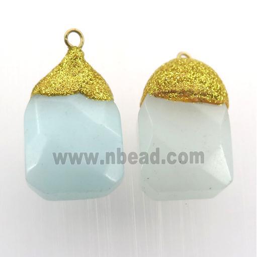 light blue Jade pendant