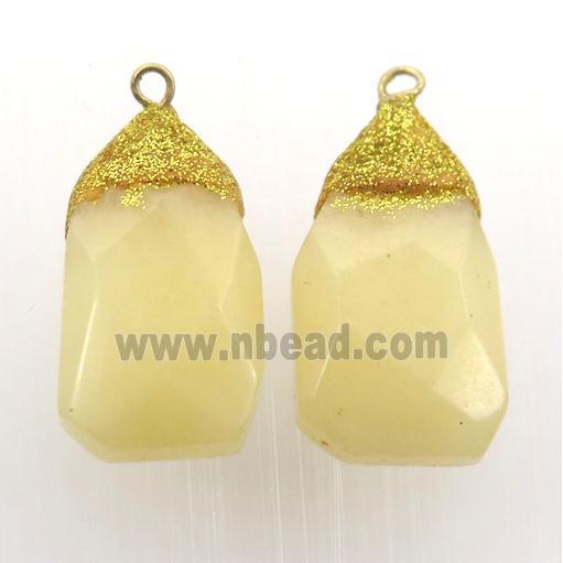 yellow Jade pendant