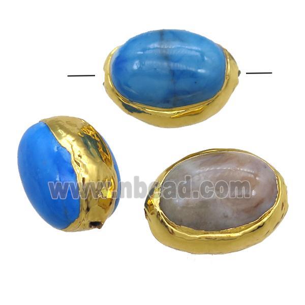 mix gemstone barrel beads, gold plated