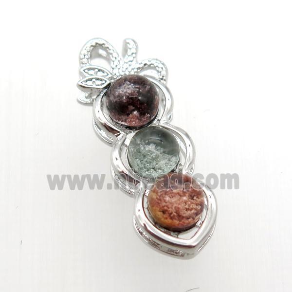 Jewelry Pendants with mixed gemtone
