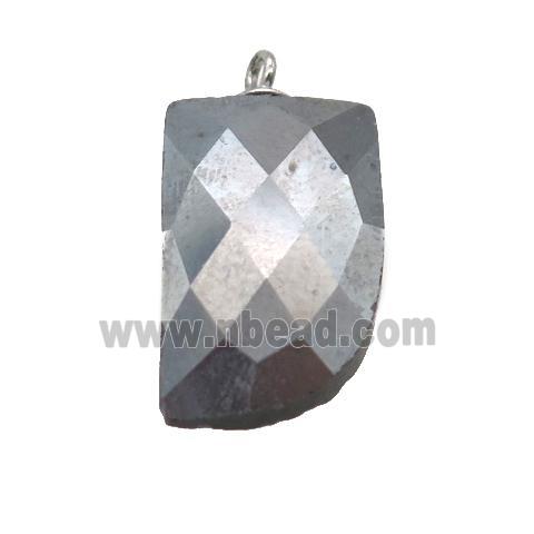 Terahertz stone pendant, faceted knife