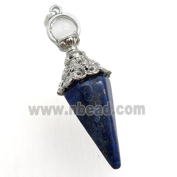 lapis lazuli pendulum pendant