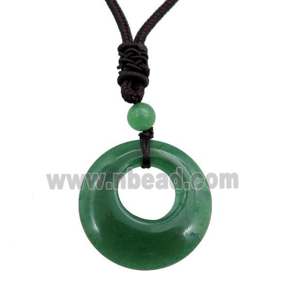 green aventurine necklace
