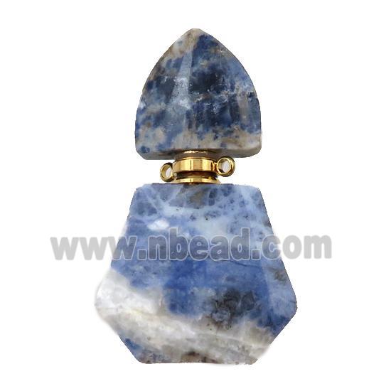 blue Sodalite perfume bottle pendant