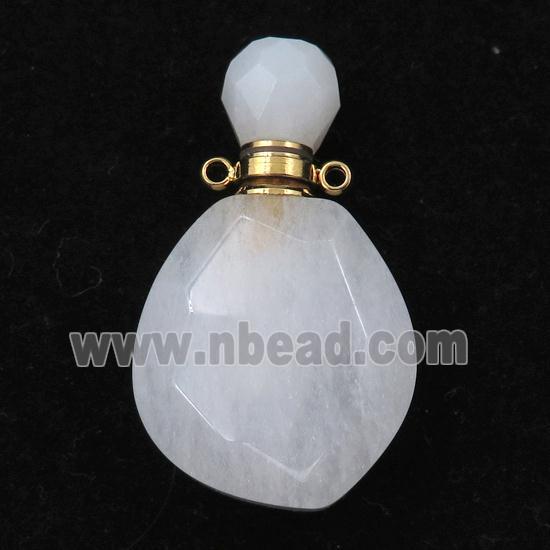 white jasper perfume bottle pendant